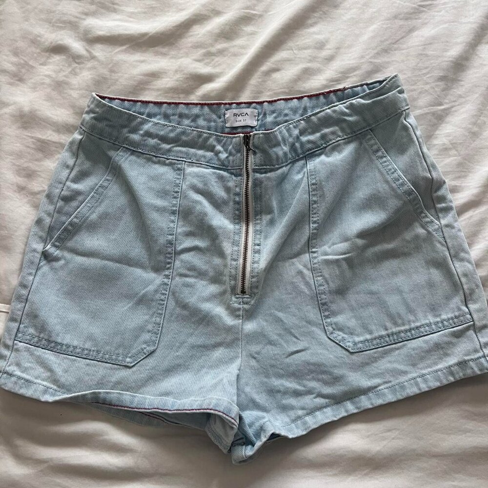 RVCA Denim Sailor Shorts Size 27